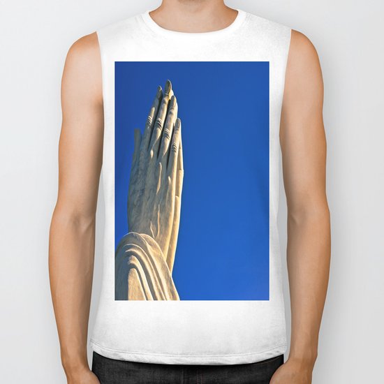 The Day's Final Prayer Biker Tank