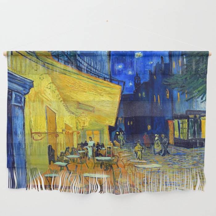 Vincent van Gogh Cafe Terrace at Night Wall Hanging