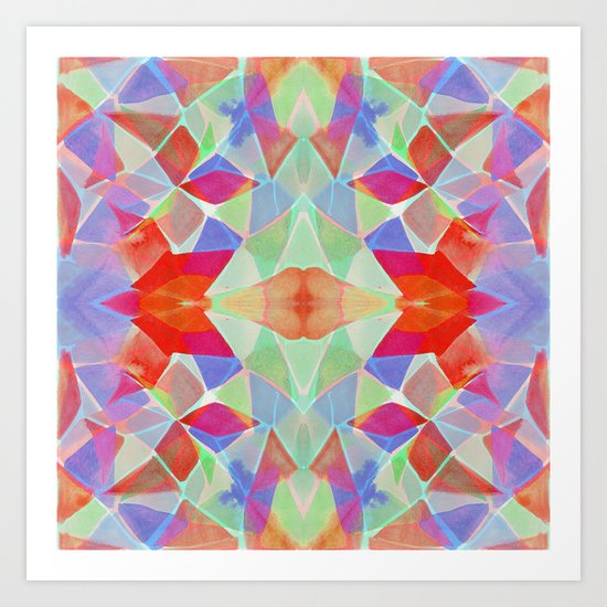 Chroma Orange Art Print