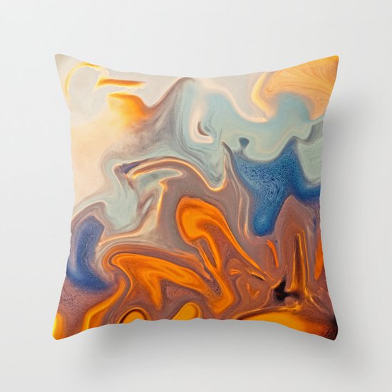 SKY ON FIRE Throw Pillow