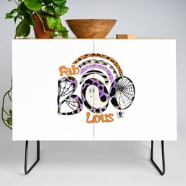 Halloween funny cute ghost faboolous Credenza