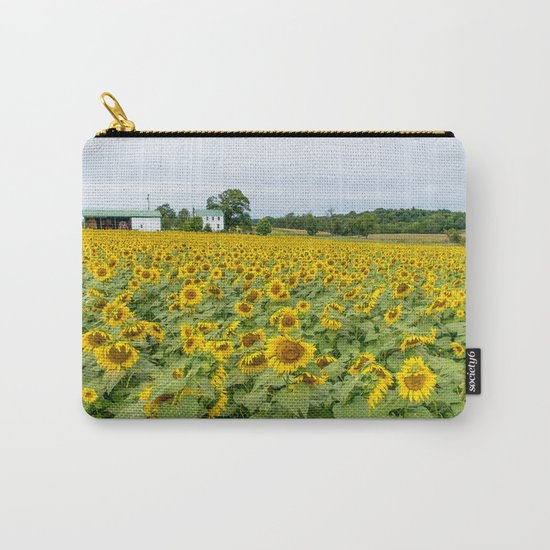 Field of Yellow Carry-All Pouch
