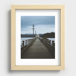 Pumphouse Point, Lake St Clair - Tasmania Recessed Framed Print