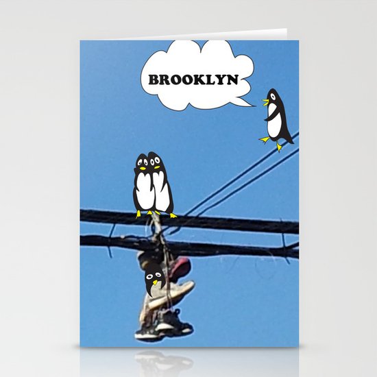 Brooklyn! Penguins taking over? Stationery Cards