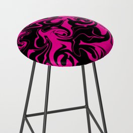 Spill - Magenta and Black Bar Stool