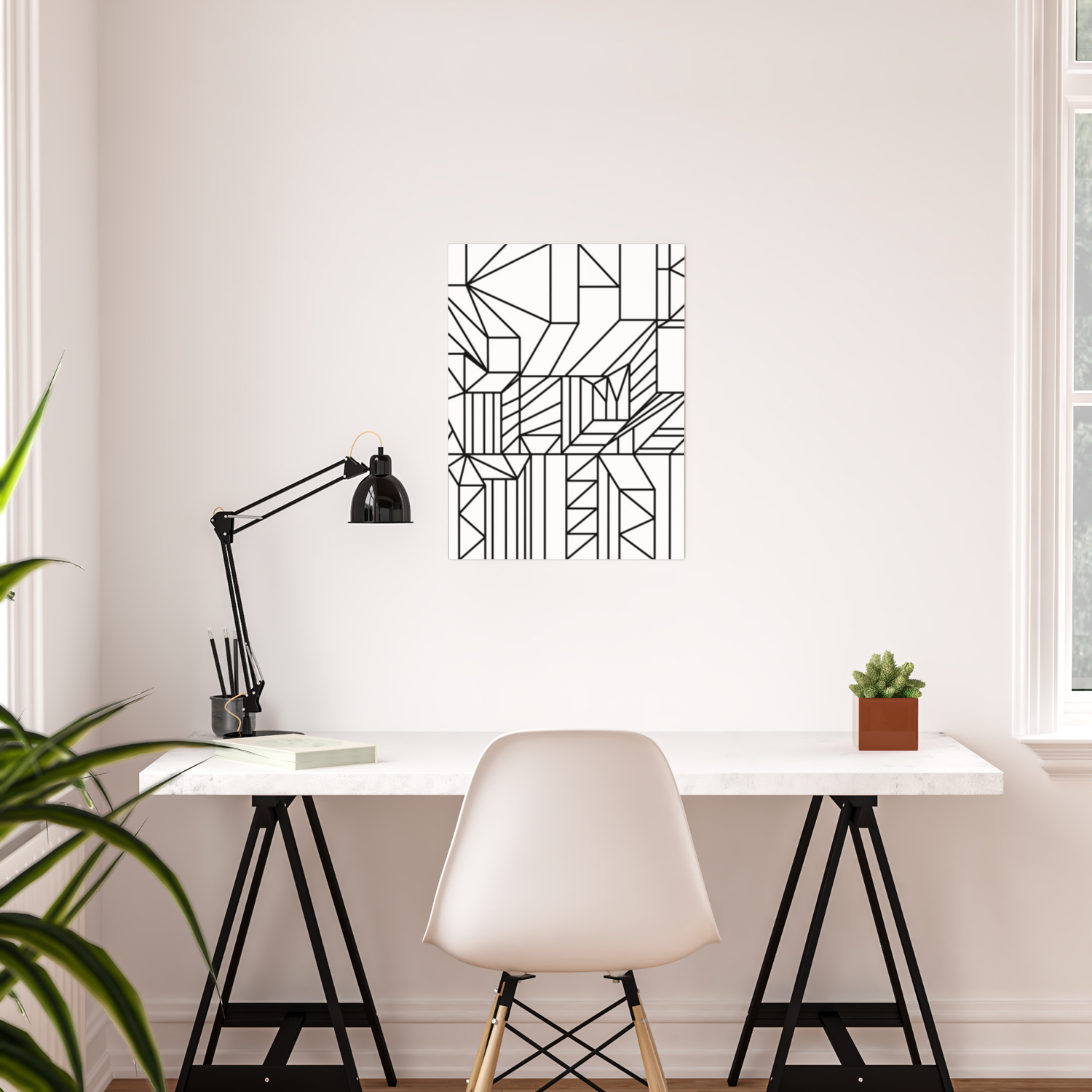 Complex Apartment Geometry Poster By Doomrabbit Society6