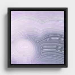 Beautiful Cloud  Pattern Framed Canvas