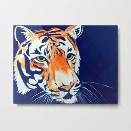 Auburn (Tiger) Metal Print | Janinwise, Sec, Kitty, Alabama, Sports, Painting, Auburn, Eyes, Whiskers, Cat 
