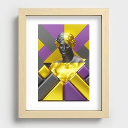 Abstract Venus Portrait Recessed Framed Print