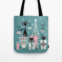 Vintage Kitty Christmas II sxs6- ©studioxtine Tote Bag