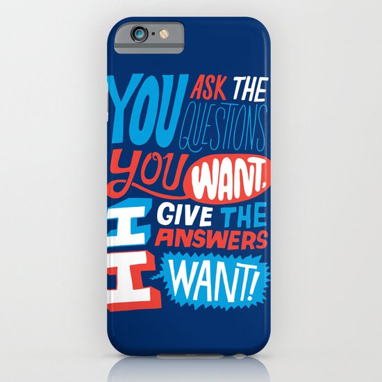 The Answers I Want. iPhone & iPod Case