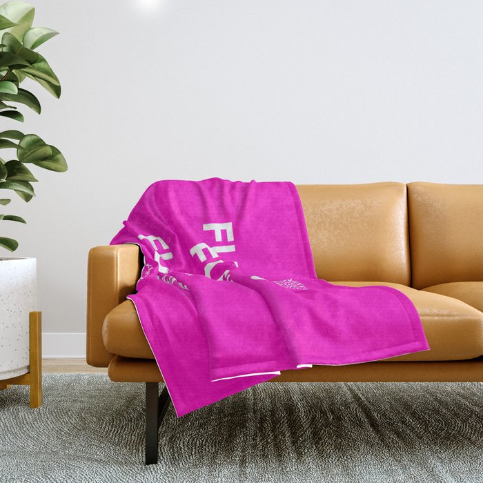 Fucking Fuck Fuck Fuckety Fuck- Pink Throw Blanket