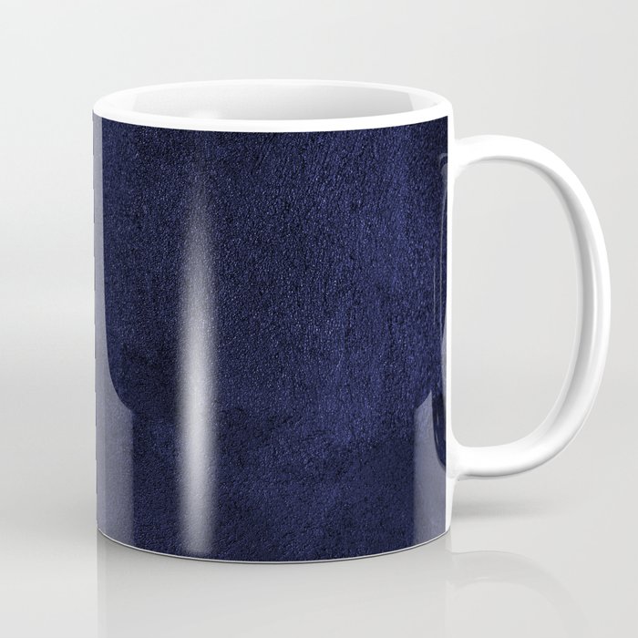 Dark blue abstract paper texture background design Coffee Mug