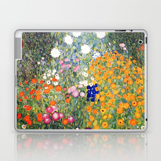 The Garden by Gustav Klimt Laptop & iPad Skin