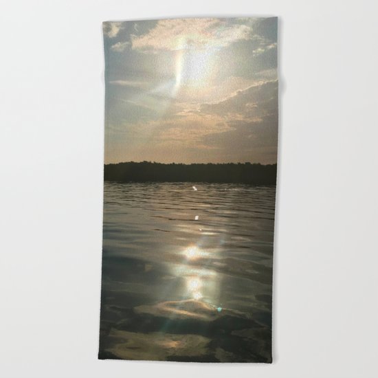 River Sun Beach Towel