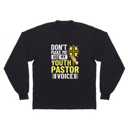 Youth Pastor Church Minister Clergy Christian Long Sleeve T-shirt