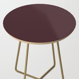 Black Cherry Brown Side Table