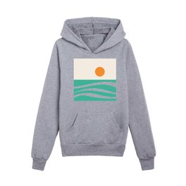 Abstract Landscape 25C Kids Pullover Hoodies