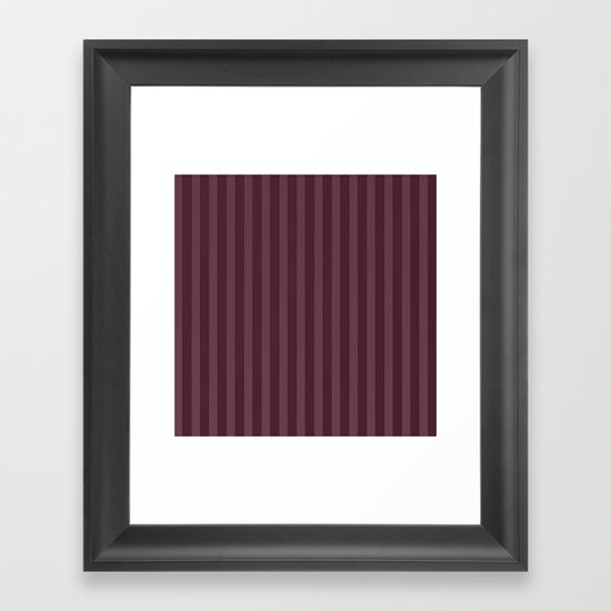 Vertical Stripes Framed Art Print