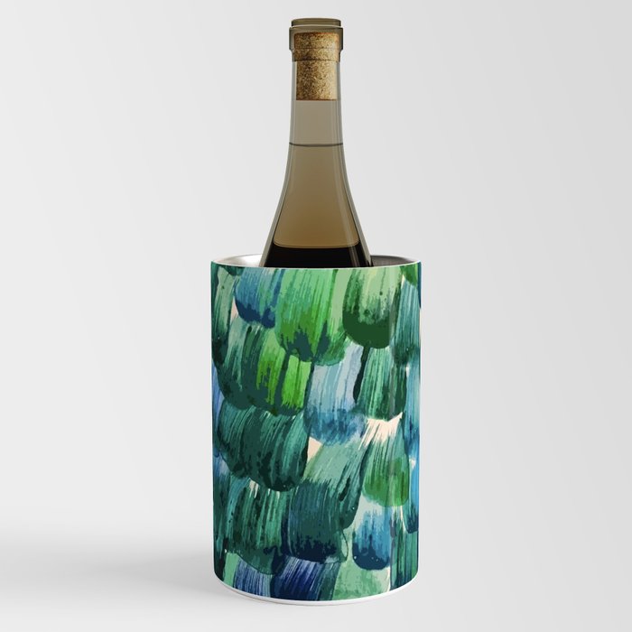 Brush strokes Wine Chiller by monalbart Society6