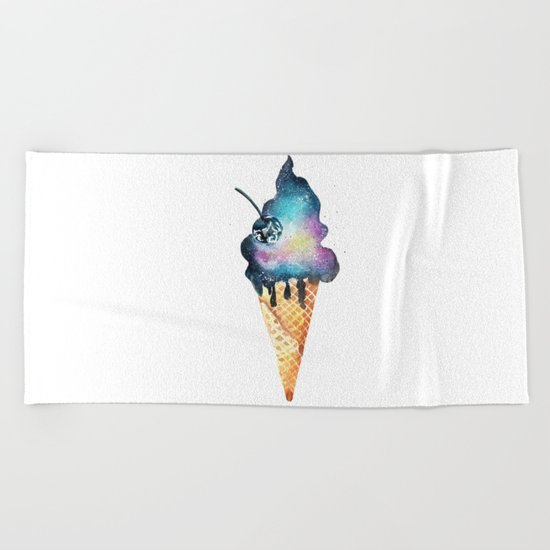 universal ice cream Beach Towel