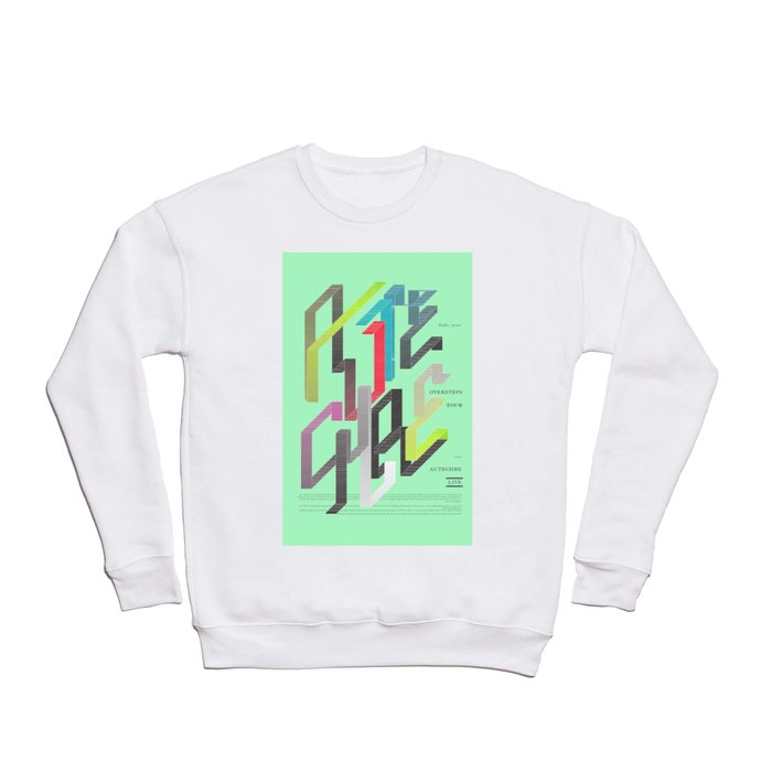 Autechre Oversteps Tour Poster Crewneck Sweatshirt