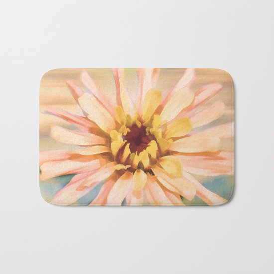 Sunset Zinnia Bath Mat