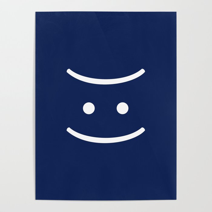 BAD BUDDY SMILE EMOTICON Poster