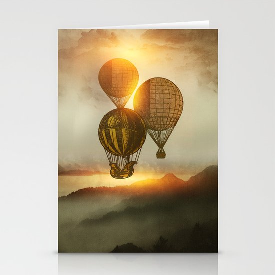 A Trip down the Sunset Stationery Cards