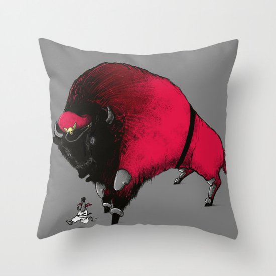 ROUND 1, FIGHT? Throw Pillow