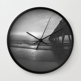 Pier and Surf Wall Clock