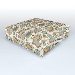Paisley pattern 2 Outdoor Floor Cushion
