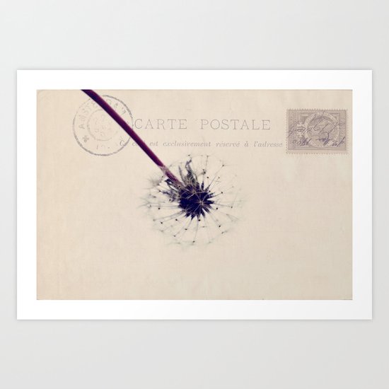 sending wishes Art Print