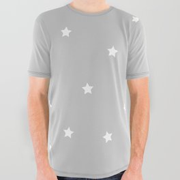 Stars Pattern All Over Graphic Tee