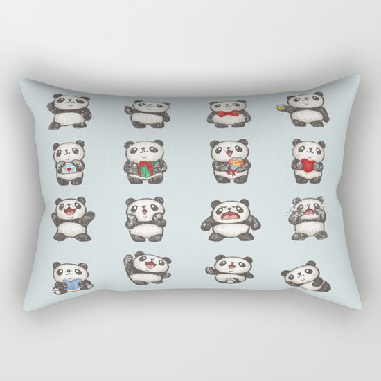 Panda Rectangular Pillow