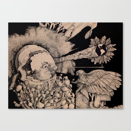 connect Canvas Print