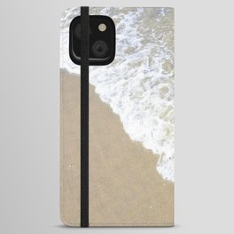 Ocean Wave On Shoreline iPhone Wallet Case