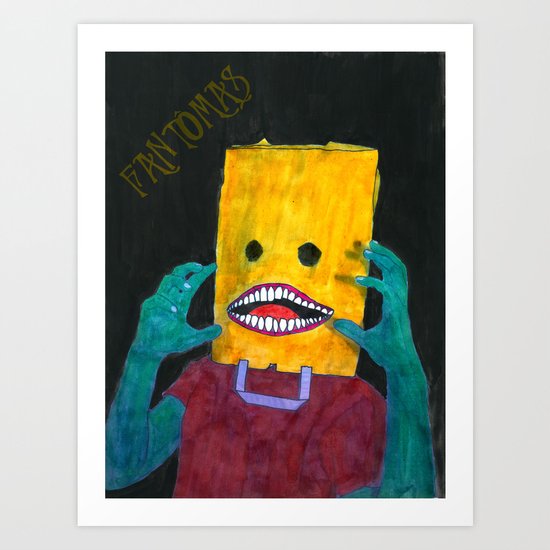 Fantômas Art Print