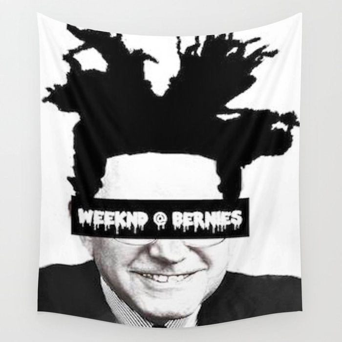 Weeknd Bernie s Wall Tapestry by The Art Of Fact Society6