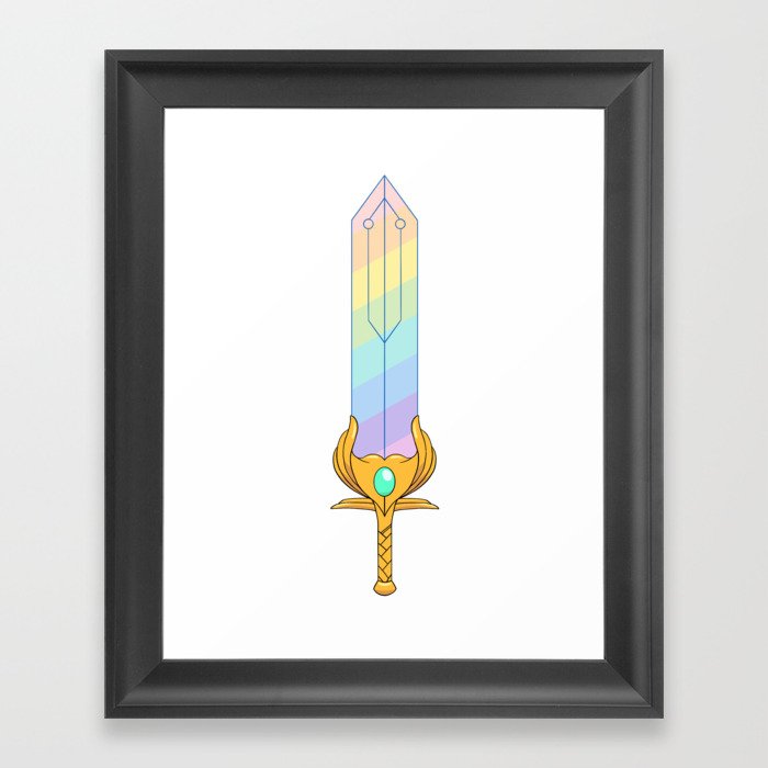 She-Ra Sword of Protection Framed Art Print