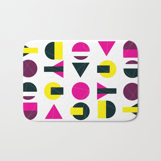 rasberry and lemon with litlle darkness Bath Mat