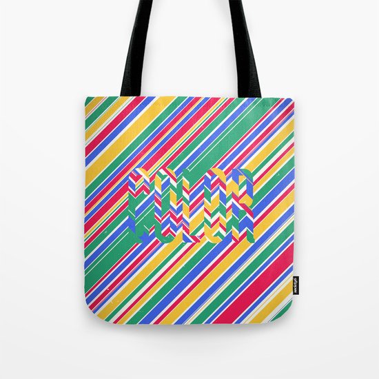 Color Stripes Tote Bag