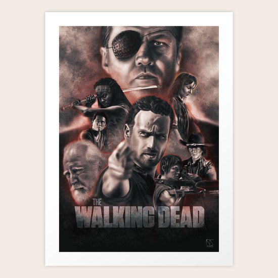 The Walking Dead Poster Art Print