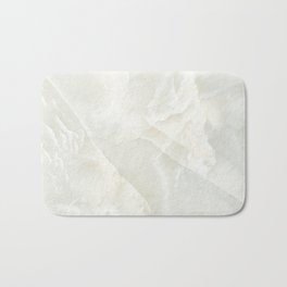 Cracked Crystal Marble Texture Bath Mat | Scales, Pattern, Color, Scale, Photo, Texture, Digital, White, Cracked, Stone 