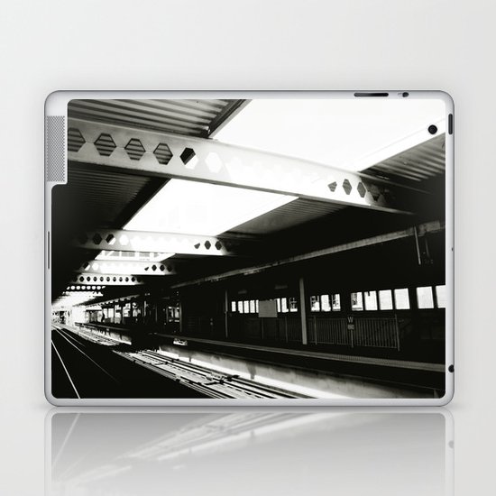 blue line Laptop & iPad Skin