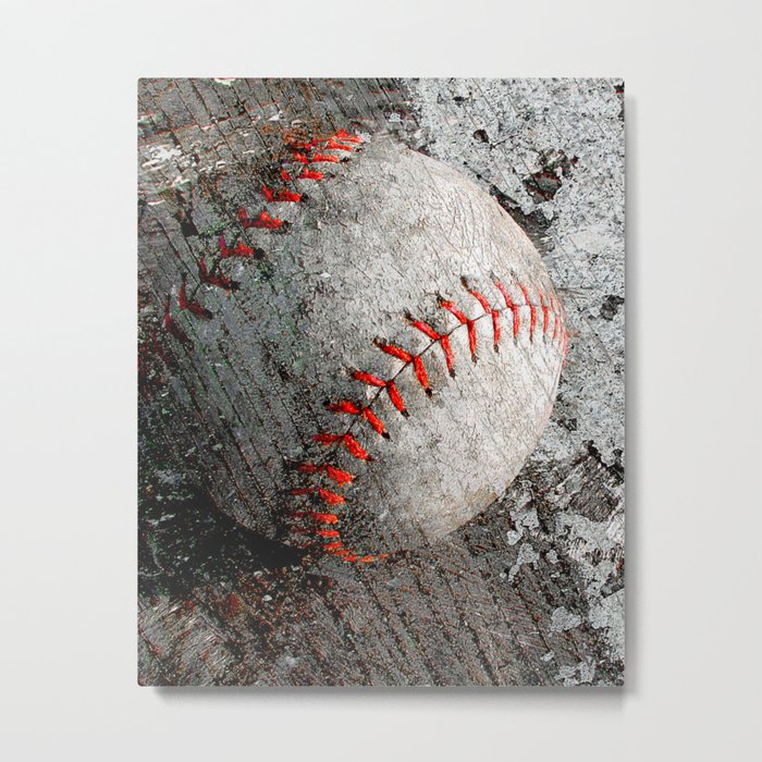 Baseball art Metal Print