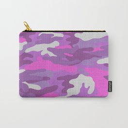 Snow Pink Camouflage  Carry-All Pouch