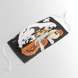 Happy Halloween Little Witch Beagle Face Mask