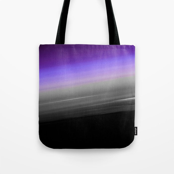 Purple Gray Black Smooth Ombre Tote Bag