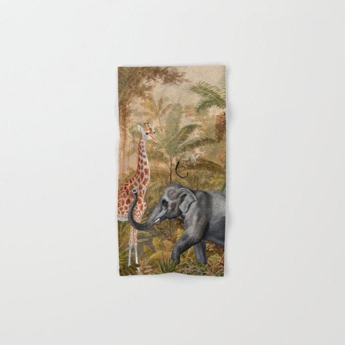 Vintage & Shabby Chic - Tropical Jungle Life Hand & Bath Towel